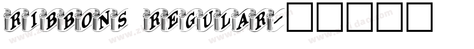Ribbons Regular字体转换